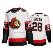 Camiseta Hockey Ottawa Senators Connor Brown Segunda 2020-21 Blanco