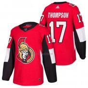 Camiseta Hockey Ottawa Senators Nate Thompson 2018 Autentico Primera Rojo