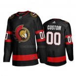 Camiseta Hockey Ottawa Senators Personalizada Primera 2020-21 Negro