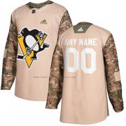 Camiseta Hockey Pittsburgh Penguins Personalizada Autentico 2017 Veterans Day Camuflaje