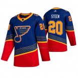 Camiseta Hockey St. Louis Blues Alexander Steen Retro Autentico Azul