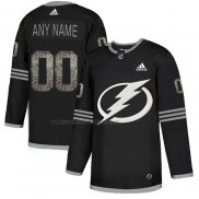 Camiseta Hockey Tampa Bay Lightning Personalizada Black Shadow Negro