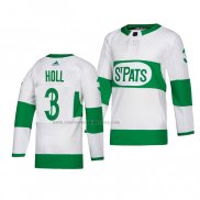 Camiseta Hockey Toronto Maple Leafs Justin Holl Road Blanco