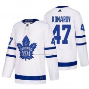 Camiseta Hockey Toronto Maple Leafs Leo Komarov Segunda 2017-2018 Blanco