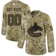 Camiseta Hockey Vancouver Canucks 2019 Salute to Service Personalizada Camuflaje