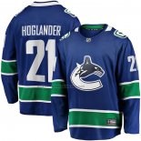 Camiseta Hockey Vancouver Canucks Nils Hoglander Primera Premier Breakaway Azul