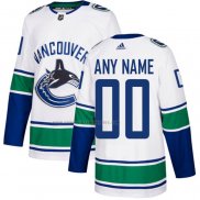 Camiseta Hockey Vancouver Canucks Personalizada Segunda Blanco