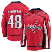 Camiseta Hockey Washington Capitals Logan Thompson Primera Premier Breakaway Rojo