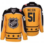 Camiseta Hockey 2017 All Star Detroit Red Wings Frans Nielsen Amarillo