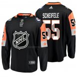 Camiseta Hockey 2018 All Star Winnipeg Jets Mark Scheifele Negro