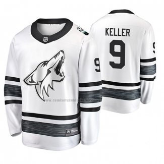 Camiseta Hockey 2019 All Star Arizona Coyotes Clayton Keller Blanco