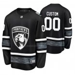 Camiseta Hockey 2019 All Star Florida Panthers Personalizada Negro