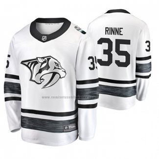 Camiseta Hockey 2019 All Star Nashville Predators Pekke Rinne Blanco