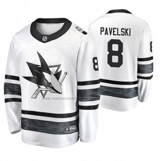 Camiseta Hockey 2019 All Star San Jose Sharks Joe Pavelski Blanco