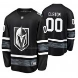 Camiseta Hockey 2019 All Star Vegas Golden Knights Personalizada Negro