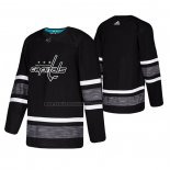 Camiseta Hockey 2019 All Star Washington Capitals Blank Negro