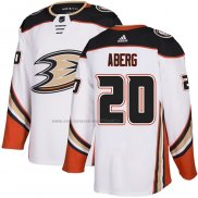 Camiseta Hockey Anaheim Ducks Pontus Aberg Road Autentico Blanco