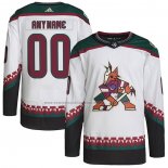 Camiseta Hockey Arizona Coyotes Personalizada Autentico Pro Blanco