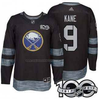 Camiseta Hockey Buffalo Sabres Evander Kane 1917-2017 100th Aniversario Negro