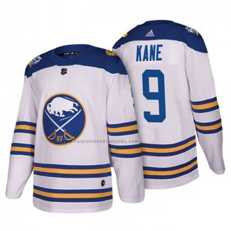 Camiseta Hockey Buffalo Sabres Evander Kane Autentico 2018 Winter Classic Blanco