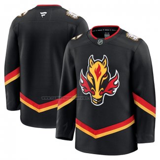 Camiseta Hockey Calgary Flames Alterno Negro