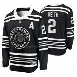 Camiseta Hockey Chicago Blackhawks Duncan Keith Premier Alterno Negro