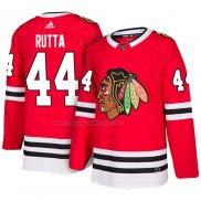 Camiseta Hockey Chicago Blackhawks Jan Rutta Primera Rojo