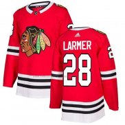 Camiseta Hockey Chicago Blackhawks Steve Larmer Primera Autentico Rojo