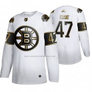 Camiseta Hockey Golden Edition Boston Bruins Torey Krug Limited Blanco