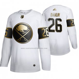 Camiseta Hockey Golden Edition Buffalo Sabres Rasmus Dahlin Autentico Blanco