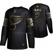 Camiseta Hockey Golden Edition St. Louis Blues Al Macinnis Retired Jugador Autentico Negro