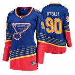 Camiseta Hockey Mujer St. Louis Blues Ryan O'reilly Retro Premier Azul