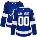 Camiseta Hockey Mujer Tampa Bay Lightning Personalizada Primera Azul