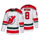 Camiseta Hockey New Jersey Devils Will Butcher Alterno Autentico Blanco