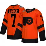 Camiseta Hockey Philadelphia Flyers Bill Barber Autentico 2019 Stadium Series Naranja