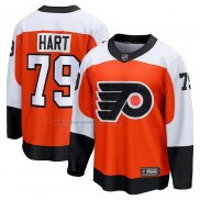 Camiseta Hockey Philadelphia Flyers Carter Hart Primera Premier Breakaway Burnt Naranja