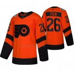 Camiseta Hockey Philadelphia Flyers Christian Folin 2019 Stadium Series Naranja