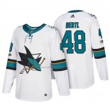 Camiseta Hockey San Jose Sharks Tomas Hertl 2018 Blanco