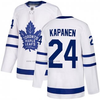 Camiseta Hockey Toronto Maple Leafs Kasperi Kapanen Road Autentico Blanco