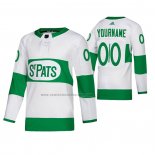 Camiseta Hockey Toronto St. Patricks Personalizada Road Blanco