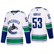 Camiseta Hockey Vancouver Canucks Bo Horvat Segunda Premier 2017-2018 Blanco