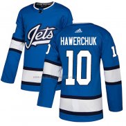 Camiseta Hockey Winnipeg Jets Dale Hawerchuk Alterno Autentico Azul