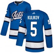 Camiseta Hockey Winnipeg Jets Dmitry Kulikov Alterno Autentico Azul