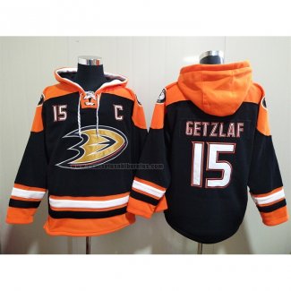 Sudaderas con Capucha Anaheim Ducks Ryan Getzlaf Negro