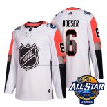 Camiseta Hockey 2018 All Star Vancouver Canucks Brock Boeser Autentico Blanco