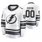 Camiseta Hockey 2019 All Star Tampa Bay Lightning Personalizada Blanco