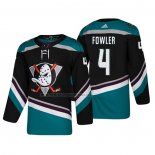 Camiseta Hockey Anaheim Ducks Cam Fowler Alterno 25th Aniversario Autentico Negro