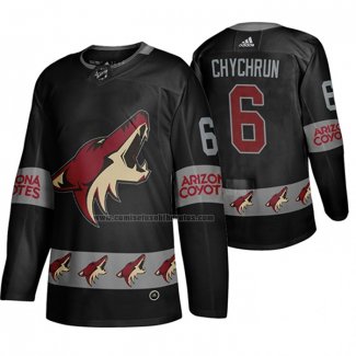 Camiseta Hockey Arizona Coyotes Jakob Chychrun Breakaway Negro