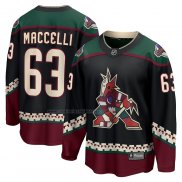 Camiseta Hockey Arizona Coyotes Matias Maccelli Primera Breakaway Negro