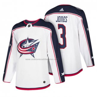 Camiseta Hockey Columbus Blue Jackets Seth Jones 2018 Blanco